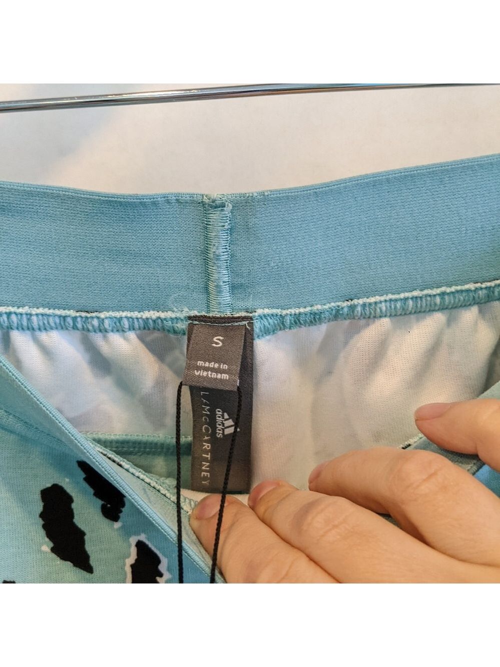 Stella McCartney mint green and black Cropped Pants - Picture 8 of 16